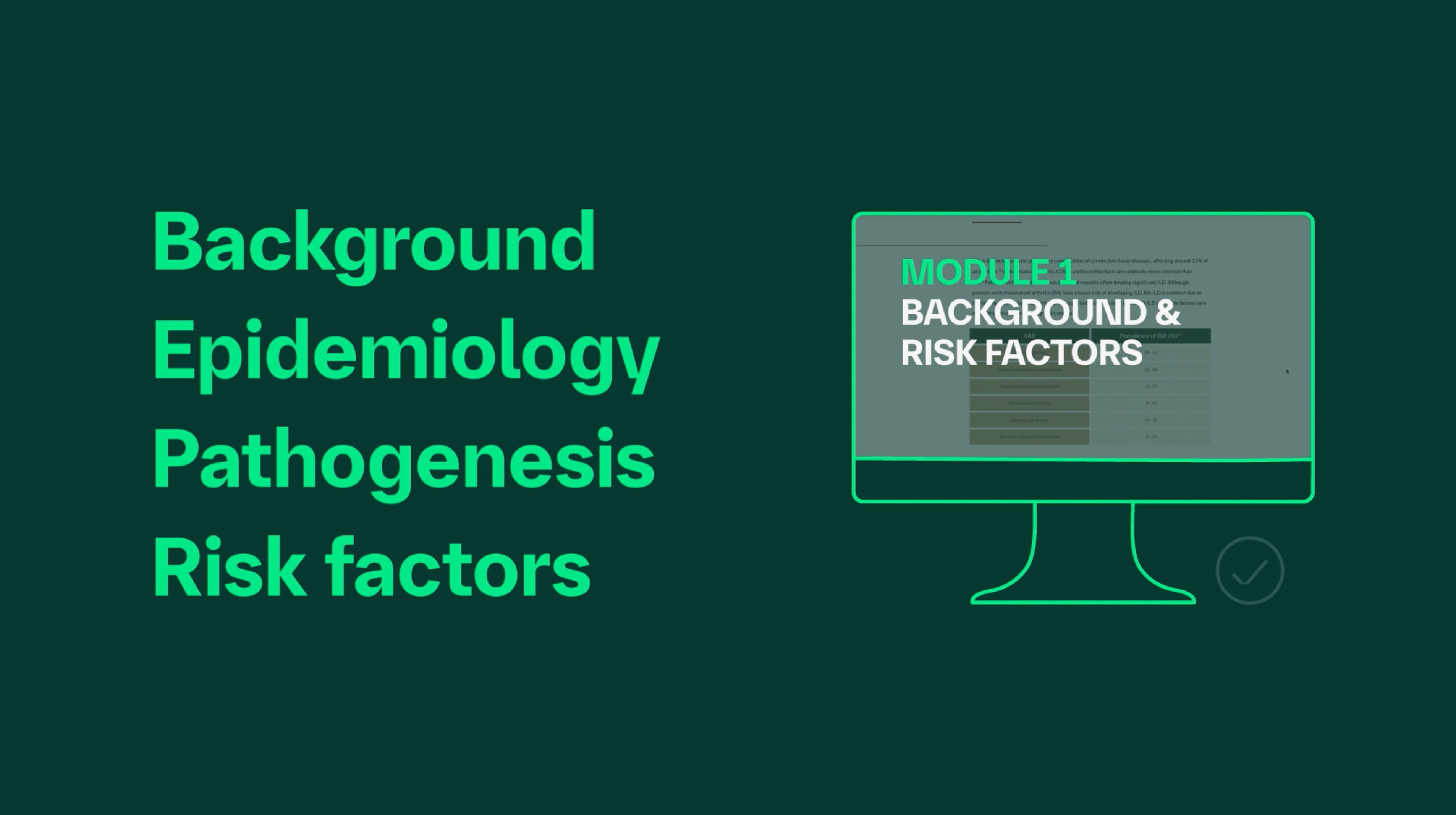 Module 1: Epidemiology Pathogenesis Risk Factors