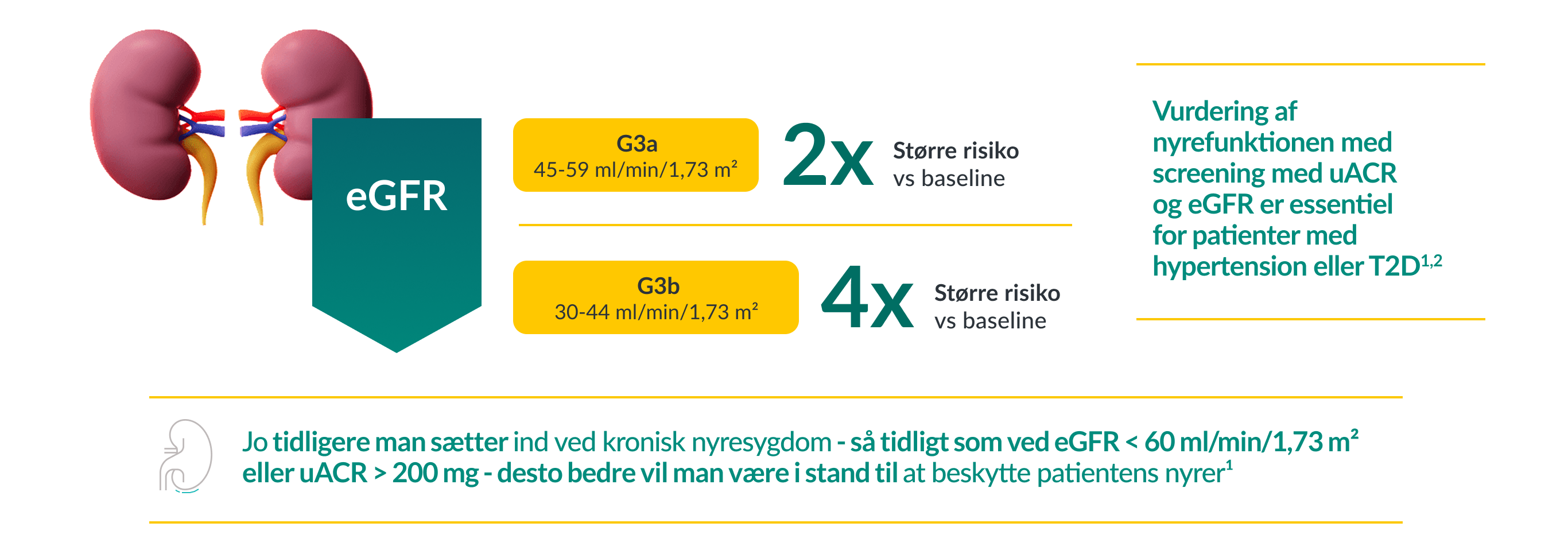CKD er en progressiv sygdom